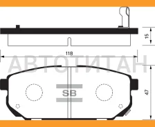 ������� ����. ���. KIA Sorento 02- SP1154 ����