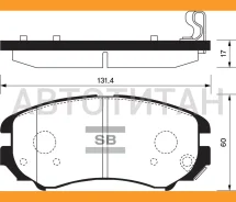 ������� ��������� Hyundai Tucson/KIA Sportage 04- �������� SP1155 SP1155 ����