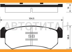 ������� ��������� Chevrolet Lacetti 03-06/Daewoo Nubira ������ SP1160 SP1160 ����