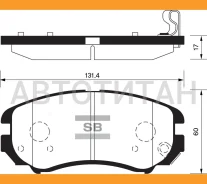 ������� ��������� �������� Hyundai Elantra 1.6/2.0i/1.6CRDi 06 SP1202 SP1202 ����