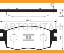 ������� ��������� Hyundai Accent/i20/KIA RIO 05- �������� SP1186 SP1186 ����