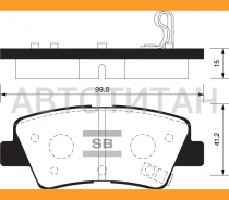 ������� ��������� Hyundai Solaris 10-/Sonata 05-/KIA SOUL 09- ���. SP1401 SP1401 ����