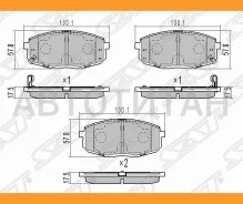 ������� ��������� (�������) Hyundai Creta 15-20 / Kia Ceed 06-18 / Cerato 08-13 / Seltos 19-22 / Sou, �������� ST581011HA10 ����