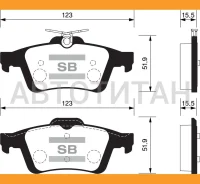 ������� ��������� FORD Focus II/III/Mazda 3/OPEL Vectra C/Volvo S40 ������ SP2091 SP2091 ����