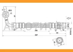 ����� ��������� �������� (�������) Toyota Hiace/Regiusace 89-03 RH, ������ ST9094702590 ����