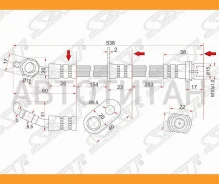 ����� ��������� �������� (�������) Toyota Camry/Gracia/Harrier/MARK2 Qualis/Windom ������ ST9094702875 ����
