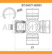 ���������� ������� FR TY LCR UZJ100/HDJ100 ATM, Dyna LY2 ST0437160051 ����