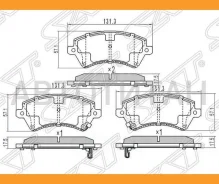 ������� ��������� (�������) Toyota Corolla (E120) 00-07 / Corolla Fielder (E120) 00-06 / Corolla JPN, �������� ST0446502130 ����