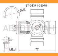 ���������� ������� RR TY LCR UZJ100, Surf #185, Dyna 150/200 LY1/21#, BU2 (RR) ST0437135070 ����