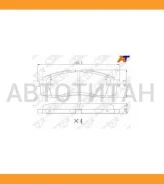 ������� ��������� (�����) Toyota Crown 87-99 / Mark II (X80) 90-96 / Chaser (X80) 88-92 / Soarer 86-, ������ ST0446630010 ����