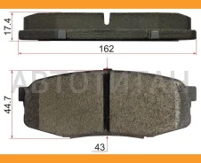 ������� ��������� (�����) Toyota Land Cruiser (J200) 07-21 / Lexus LX 07-23, ������ ST0446660120 ����