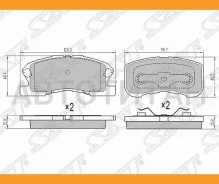 ������� ��������� (�������) Daihatsu Max 01-05 / Mira 98-02 / Mira Gino 98-04 / Move 98-02 / Toyota, �������� ST0449197201 ����