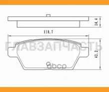 ������� ��������� (�����) Mazda 6 02-08 / 6 MPS 05-07 / Atenza 02-12, ������ ST280154 ����