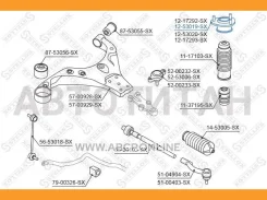 ����� ������������ ������� ������ KIA Sportage aII 04 1253019SX ����