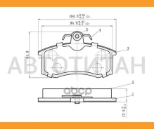 ������� ��������� (�������) LADA Granta 11- / Datsun on-DO 14-19 / LADA 2108 84-95 / Kalina 04-18 /, �������� ST410805PA0A ����