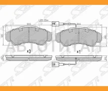 ������� ��������� (�������) Peugeot Boxer 06-14 / Citroen Jumper 94-02 / Peugeot 807 02-14, �������� ST425244 ����