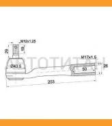 ���������� ������� Mitsubishi L200/Pajero/Montero Sport/Triton 08- LH, ����� ST4422A009 ����