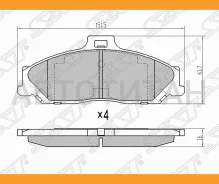 ������� ��������� (�������) Ford Ranger USA 97-03 / Mazda B-Series 98-06 / BT-50 06-12, �������� ST4509599 ����