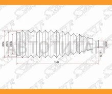 ������� ������� ����� Toyota Celica/Corolla/RUNX/Allex/FIEL�DER/OPA/Vista/Ardeo 99- LH=RH, �����/������ ST4553532070 ����