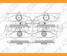 ������� ��������� (�������) SsangYong Korando 83-06 / Musso 93-05 / Musso Sports 02-06, �������� ST4813005110 ����