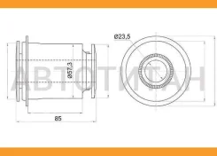 ����������� Toyota Land Cruiser (J200) 07-21 / Lexus LX 07-23 / Toyota Sequoia 07-17 / Tundra 06-22 ST4865460040 ����
