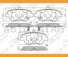 ������� ��������� (�������) Hyundai Sonata 09-19 / Kia Optima 10-16 / Hyundai Grandeur 05-16, �������� ST581013QA50 ����