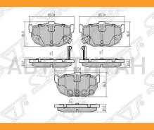 ������� ��������� (�����) Hyundai Elantra 00-09 / Kia Cerato 04-10 / Hyundai Avante 00-06 / Coupe 96, ������ ST583022FA10 ����