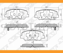 ������� ��������� (�������) Kia Ceed 12-16 / Cerato 13-16 / Optima 10-16 / Hyundai Genesis 08-14 / G, �������� ST58101A6A20 ����