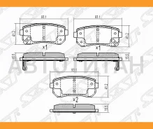 ������� ��������� (�����) Hyundai Creta 15-20 / ix35 09-15, ������ ST583021MA00 ����