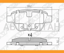 ������� ��������� (�����) Audi A3 03-13 / Skoda Octavia 04-13 / Volkswagen Golf 08-16 / Jetta 05- /, ������ ST5K0698451A ����