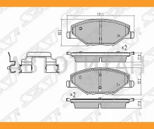 ������� ��������� (�������) Skoda Octavia 16-20 / Rapid 12- / Volkswagen Polo 09-20 / Skoda Fabia 07, �������� ST6RU698151 ����