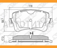 ������� ��������� (�����) Audi A4 08-19 / A5 07-16 / A6 10-18 / A7 10-18, ������ ST8K0698451C ����
