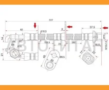 ����� ��������� ������ (�������) Toyota Caldina/Camry/Carina/Corona/HA�Rrier/Scepter/Windom LH, ����� ST9094702751 ����