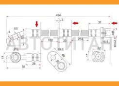 ����� ��������� ����� (�������) Toyota RAV4 94-00/RR Caldina/Carina/Corona 4WD 92- LH, �����/������ ST9094702782 ����