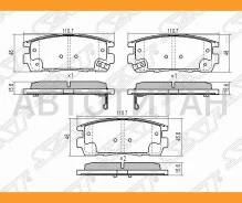 ������� ��������� (�����) Chevrolet Captiva 06-15 / Opel Antara 06-15 / Hyundai Terracan 01-07, ������ ST96626076 ����