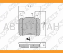 ������� ��������� (�����) Mercedes-Benz C-Class 93-08 / E-Class 84-03 / S-Class 98-05 / Chrysler Cro, ������ STA0024201620 ����