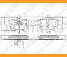 ������� ��������� (�����) Mercedes-Benz C-Class 07-15 / E-Class 09-17 / GLK-Class 08-15, ������ STA0054204220 ����