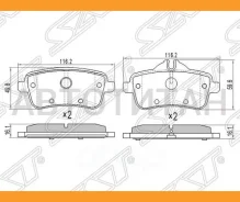 ������� ��������� (�����) Mercedes-Benz M-Class 11-15 / A-Class 12-18 / CLA-Class 13-19 / GL-Class 0, ������ STA0064203320 ����