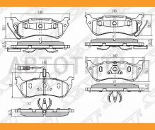 ������� ��������� (�����) Mercedes-Benz M-Class 97-05 SAT STA1634201420, ������ STA1634201420 ����