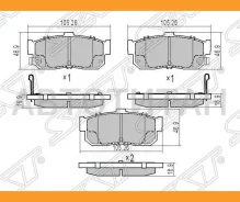 ������� ��������� (�����) Nissan Almera 95-06 / Primera 90-02 / Sunny 93-04 / Wingroad 99-05, ������ STAY060NS021 ����