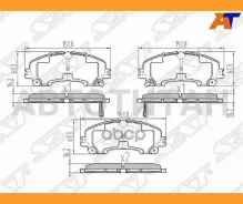 ������� ��������� (�������) Nissan X-Trail 13-22 / Infiniti EX25 11-13 / EX35 07-13 / EX37 07-13 / Q SAT STD10604CC0A, �������� STD10604CC0A ����