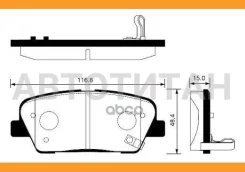 ������� �������� � Kia Mohave 3.8 V6/4.6 V8/3.0CRDi 07 SP1247SNS [583022JA00] ! HI-Q SP1247 SP1247 ����