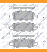������� �������� � Infiniti EX35/G35, Nissan Altima 2.5/3.5/Sentra 07 SP1250SNS 876 21 ! HI-Q SP1250 SP1250 ����