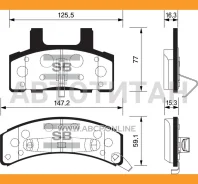 ������� �������� Hyundai Tucson 2.0/CRDi/2.7 08/04-, KIA Sportage 2.0/CRDi/2.7 09/04- HI-Q SP1261 SP1261 ����