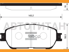 ������� ����. ���. Toyota Camry 3.5 06- Caldina 02-07 HI-Q SP1372 SP1372 ����