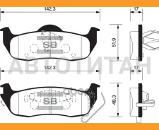 ������� �������� � Jeep Grand Cherokee 3.0-5.7 V8 05 SP1512SNS GDB4137=1106 10 [05080871AB] HI-Q SP1512 SP1512 ����