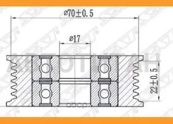 ����� ���������� ����� �������� Mazda 3/6/Atenza/CX-5 08- STL51015930A ����