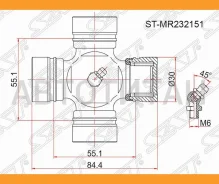 ���������� Mitsubishi L200 96-05/Pajero/Montero Sport Challenger 96-06 STMR232151 ����