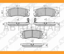 ������� ��������� (�����) Chrysler Sebring 95-06 / Dodge Stealth 90-93 / Hyundai Santamo 95-02 / Mit, ������ STMR129537 ����