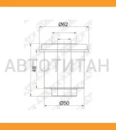 ����������� Mitsubishi L200 07- / Pajero Sport 08- / Triton 06-11 (�����) STMR992256 ����